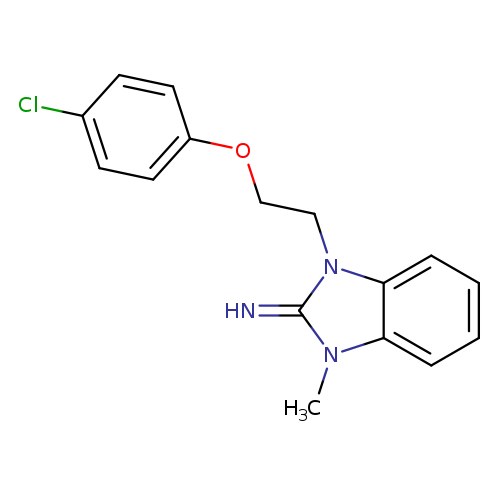 1-[2-(4-chlorophenoxy)ethyl]-3-methyl-2,3-dihydro-1H-1,3-benzodiazol-2-imine