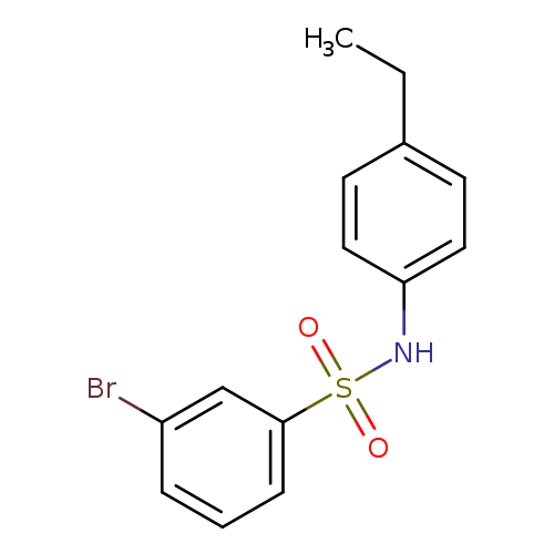 3-bromo-N-(4-ethylphenyl)benzenesulfonamide