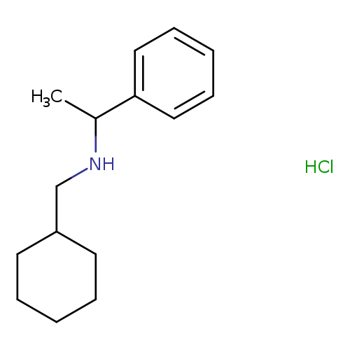 N-(cyclohexylmethyl)-1-phenylethanamine hydrochloride