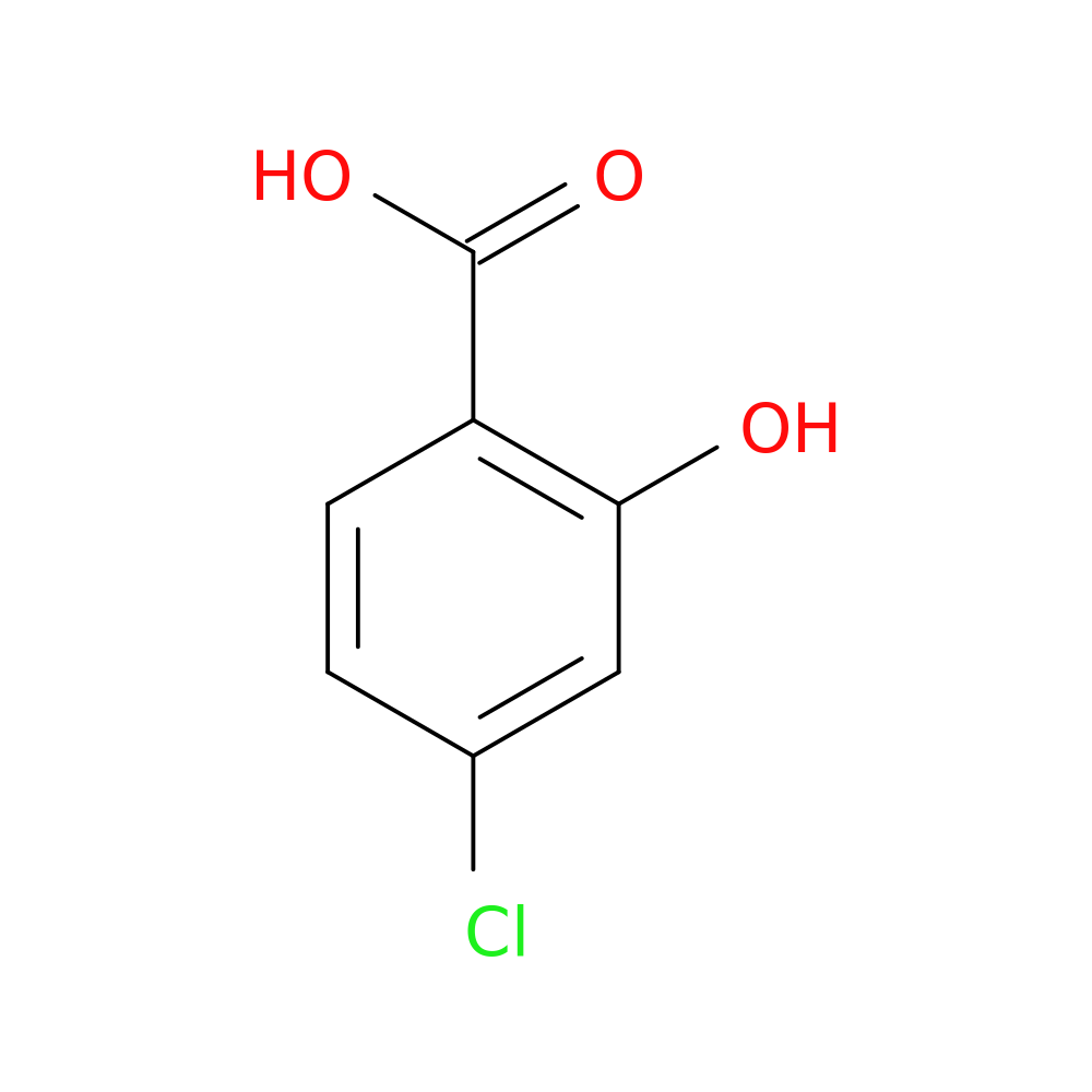 Benzoic acid, 4-chloro-2-hydroxy-