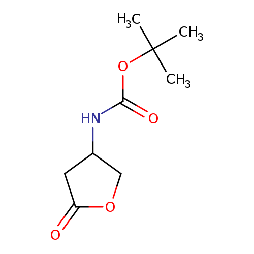 Carbamic acid, (tetrahydro-5-oxo-3-furanyl)-, 1,1-dimethylethyl ester (9CI)