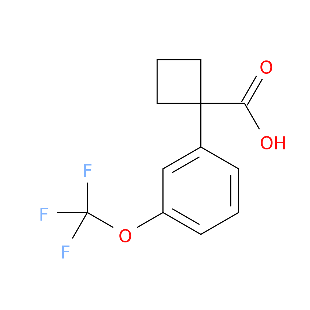 1-[3-(Trifluoromethoxy)phenyl]cyclobutane-1-carboxylic acid
