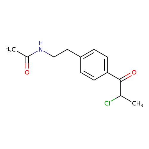 N-(2-[4-(2-Chloropropanoyl)phenyl]ethyl)acetamide