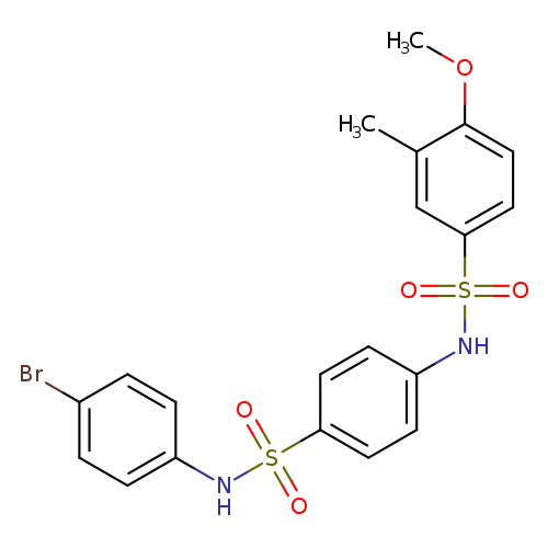 N-{4-[(4-bromoanilino)sulfonyl]phenyl}-4-methoxy-3-methylbenzenesulfonamide