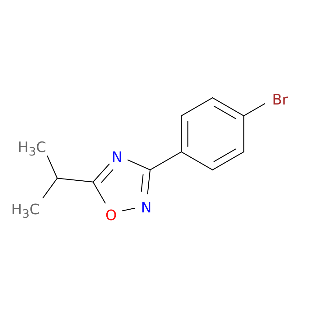 3-(4-Bromophenyl)-5-isopropyl-1,2,4-oxadiazole