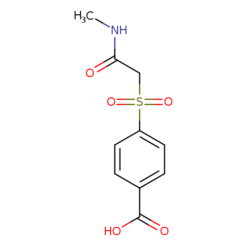 4-[(methylcarbamoyl)methanesulfonyl]benzoic acid