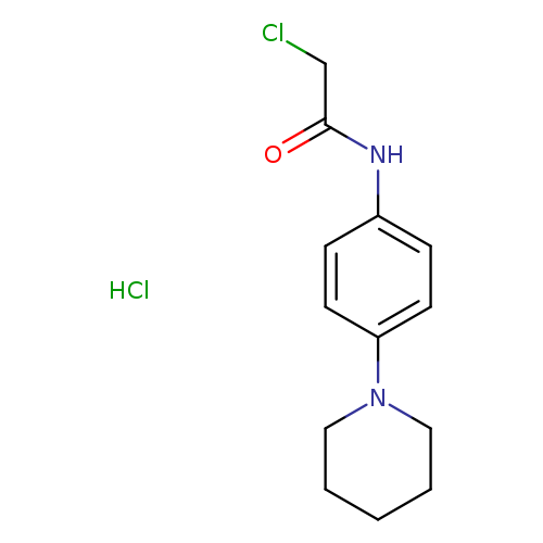 2-chloro-N-[4-(piperidin-1-yl)phenyl]acetamide hydrochloride