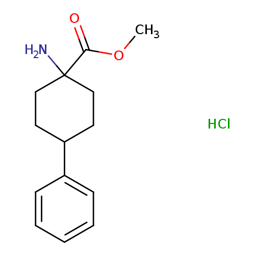 methyl 1-amino-4-phenylcyclohexane-1-carboxylate hydrochloride