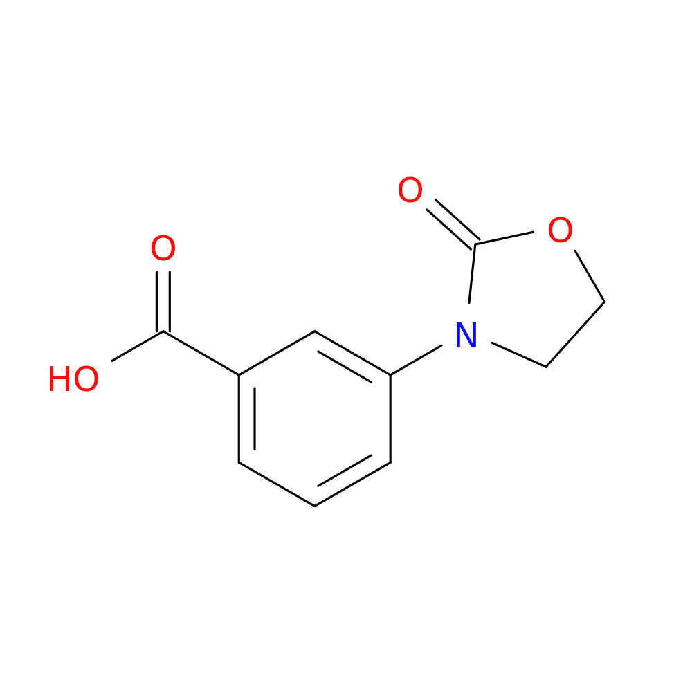 3-(2-oxo-1,3-oxazolidin-3-yl)benzoic acid
