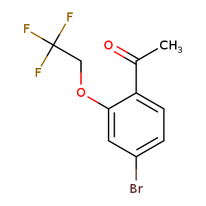 1-[4-Bromo-2-(2,2,2-trifluoro-ethoxy)-phenyl]-ethanone