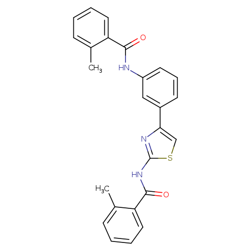 2-methyl-N-{4-[3-(2-methylbenzamido)phenyl]-1,3-thiazol-2-yl}benzamide