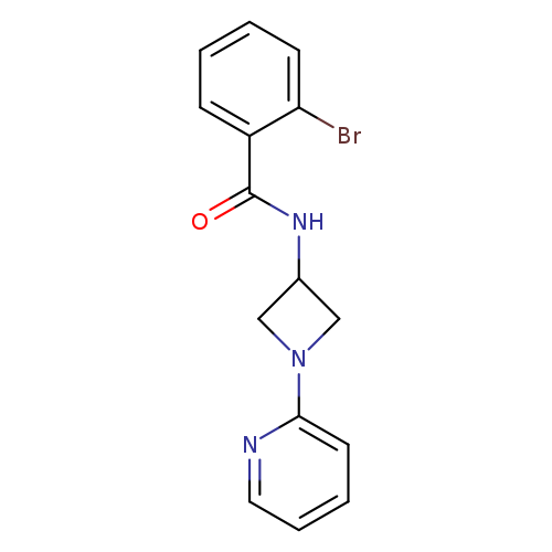 2-bromo-N-[1-(pyridin-2-yl)azetidin-3-yl]benzamide