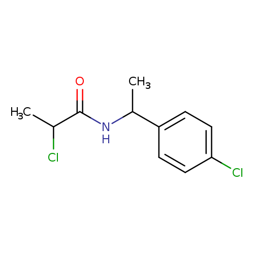 2-chloro-N-[1-(4-chlorophenyl)ethyl]propanamide