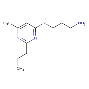(3-Aminopropyl)(6-methyl-2-propyl-4-pyrimidinyl)amine