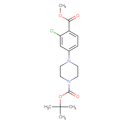 Methyl 4-(4-Boc-1-piperazinyl)-2-chlorobenzoate