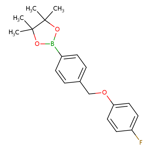 2-(4-((4-fluorophenoxy)methyl)phenyl)-4,4,5,5-tetramethyl-1,3,2-dioxaborolane