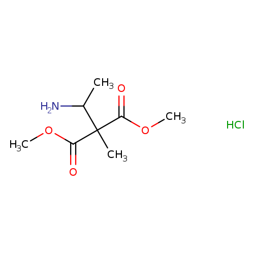 1,3-dimethyl2-(1-aminoethyl)-2-methylpropanedioatehydrochloride