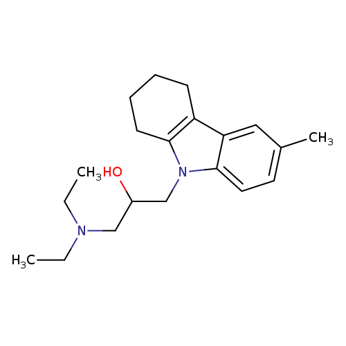 1-(diethylamino)-3-(6-methyl-1,2,3,4-tetrahydro-9H-carbazol-9-yl)propan-2-ol