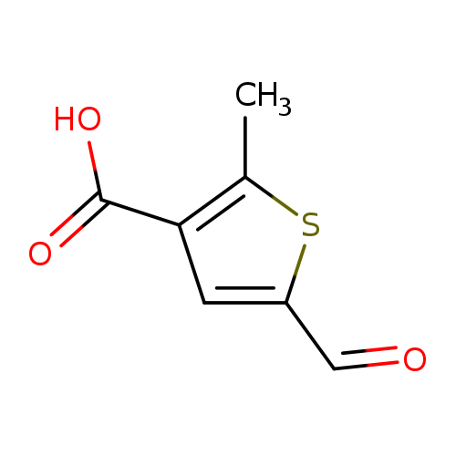 3-Thiophenecarboxylic acid, 5-formyl-2-methyl-
