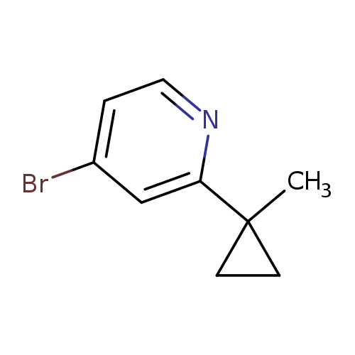 4-Bromo-2-(1-methylcyclopropyl)pyridine