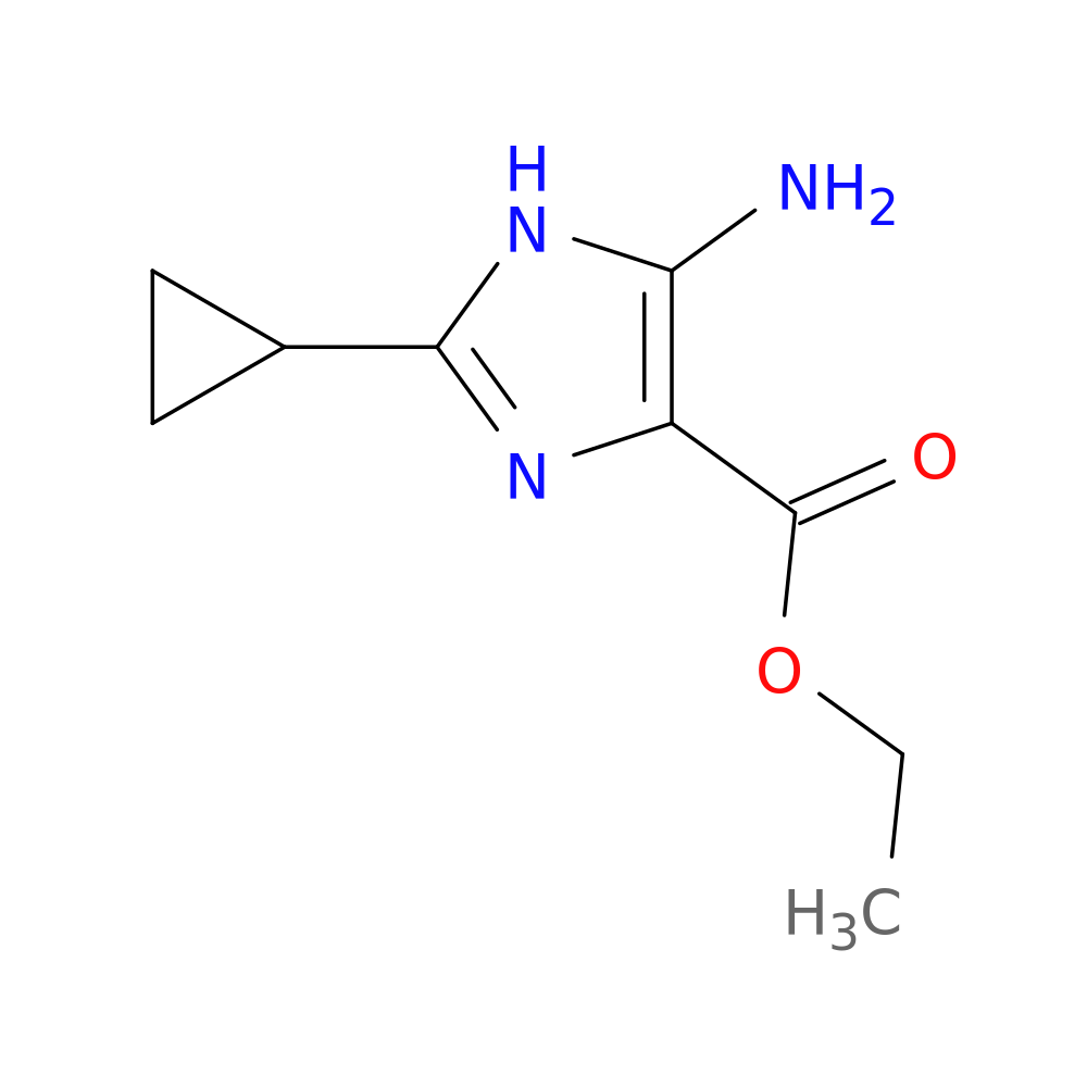ethyl 5-amino-2-cyclopropyl-1H-imidazole-4-carboxylate