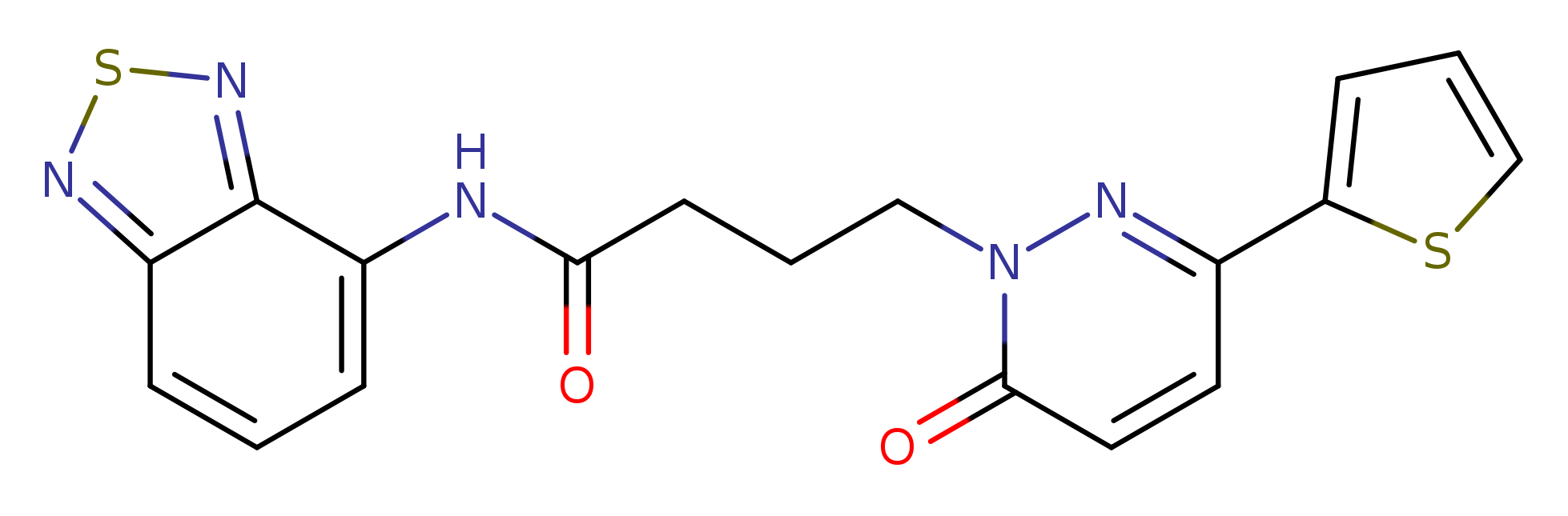 N-(2,1,3-benzothiadiazol-4-yl)-4-[6-oxo-3-(thiophen-2-yl)-1,6-dihydropyridazin-1-yl]butanamide