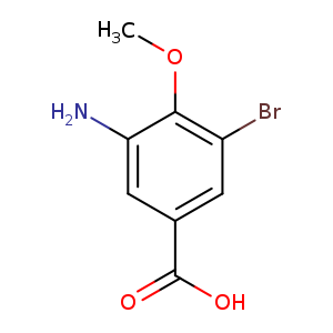 3-amino-5-bromo-4-methoxybenzoic acid