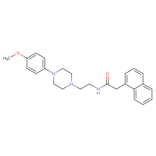 N-{2-[4-(4-methoxyphenyl)piperazin-1-yl]ethyl}-2-(naphthalen-1-yl)acetamide
