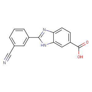 2-(3-Cyanophenyl)-1H-benzo[d]imidazole-6-carboxylic acid