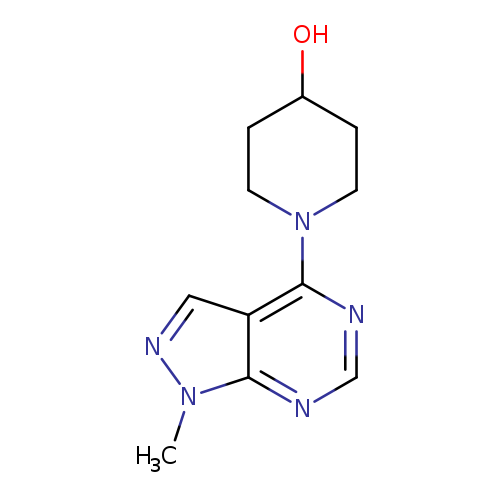 1-{1-methyl-1H-pyrazolo[3,4-d]pyrimidin-4-yl}piperidin-4-ol