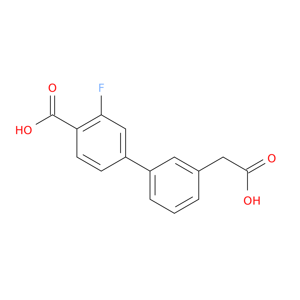 3-(4-Carboxy-3-fluorophenyl)phenylacetic acid