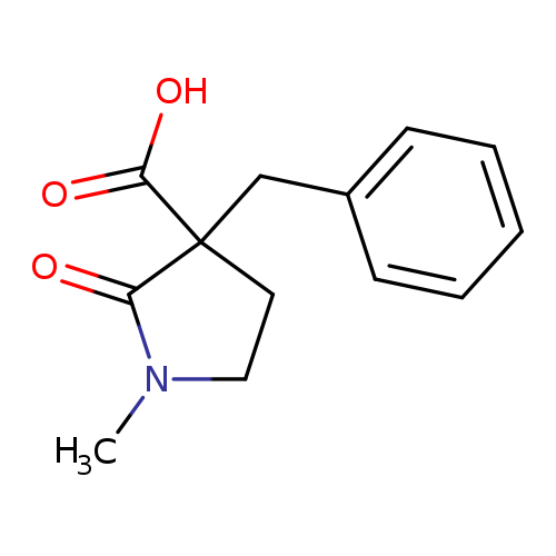 3-benzyl-1-methyl-2-oxopyrrolidine-3-carboxylic acid