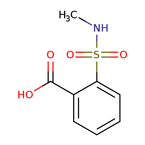 Benzoic acid, 2-[(methylamino)sulfonyl]-