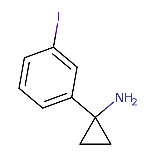 Cyclopropanamine, 1-(3-iodophenyl)-