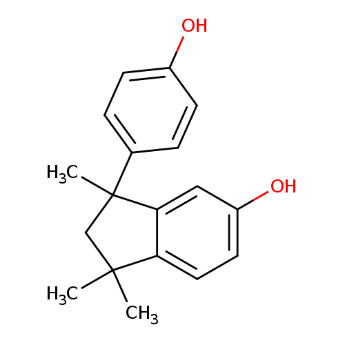 3-(4-Hydroxyphenyl)-1，1，3-trimethyl-2，3-dihydro-1H-inden-5-ol