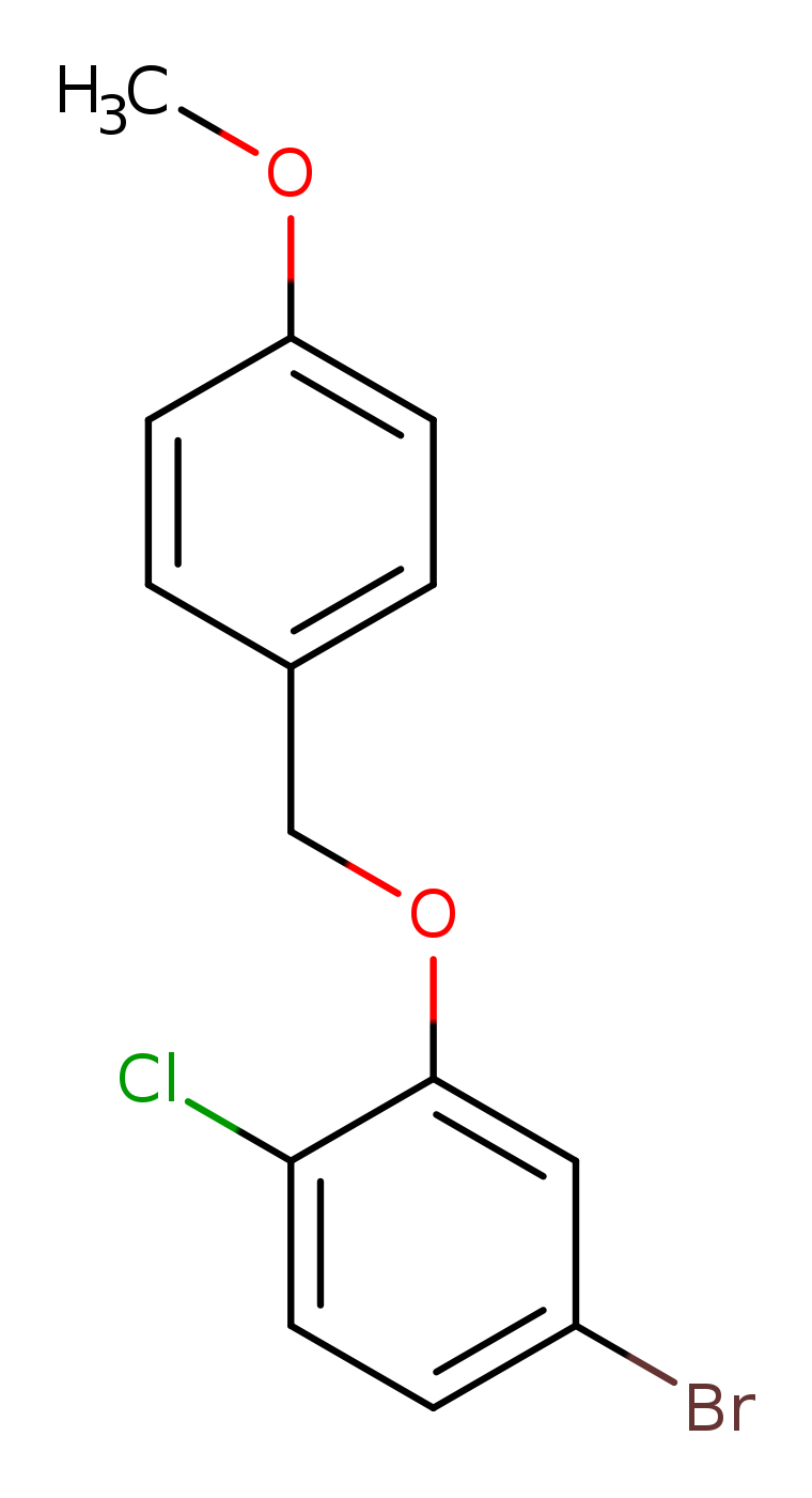 4-bromo-1-chloro-2-[(4-methoxyphenyl)methoxy]benzene