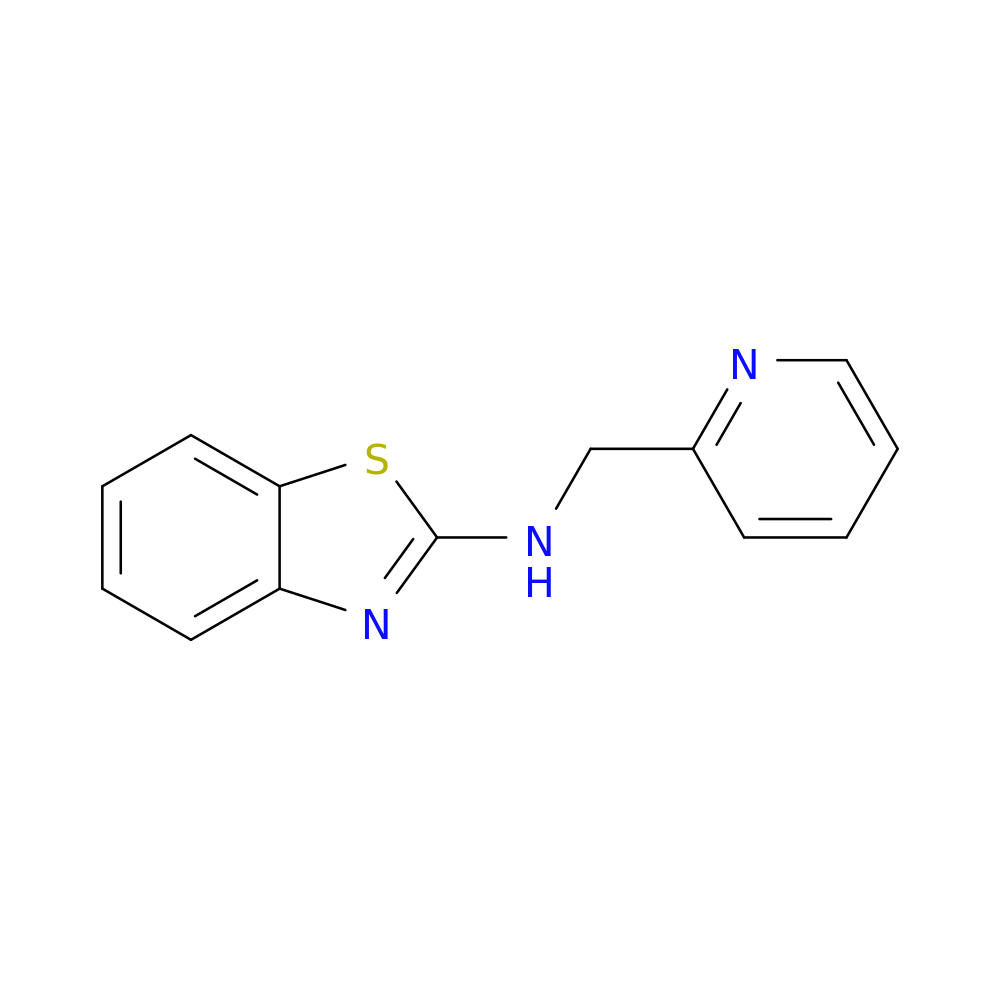 N-(PYRIDIN-2-YLMETHYL)-1,3-BENZOTHIAZOL-2-AMINE