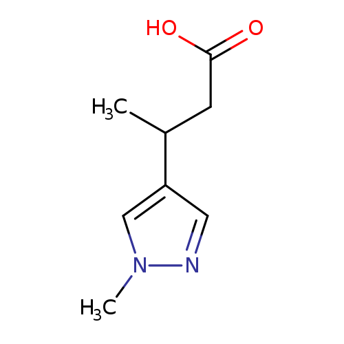 3-(1-methyl-1H-pyrazol-4-yl)butanoic acid