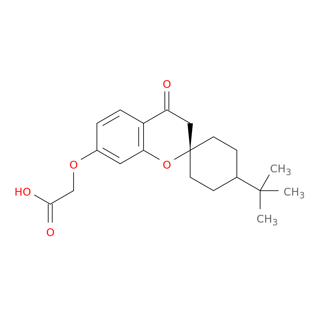 [(4'-tert-Butyl-4-oxo-3,4-dihydrospiro[chromene-2,1'-cyclohexan]-7-yl)oxy]acetic acid