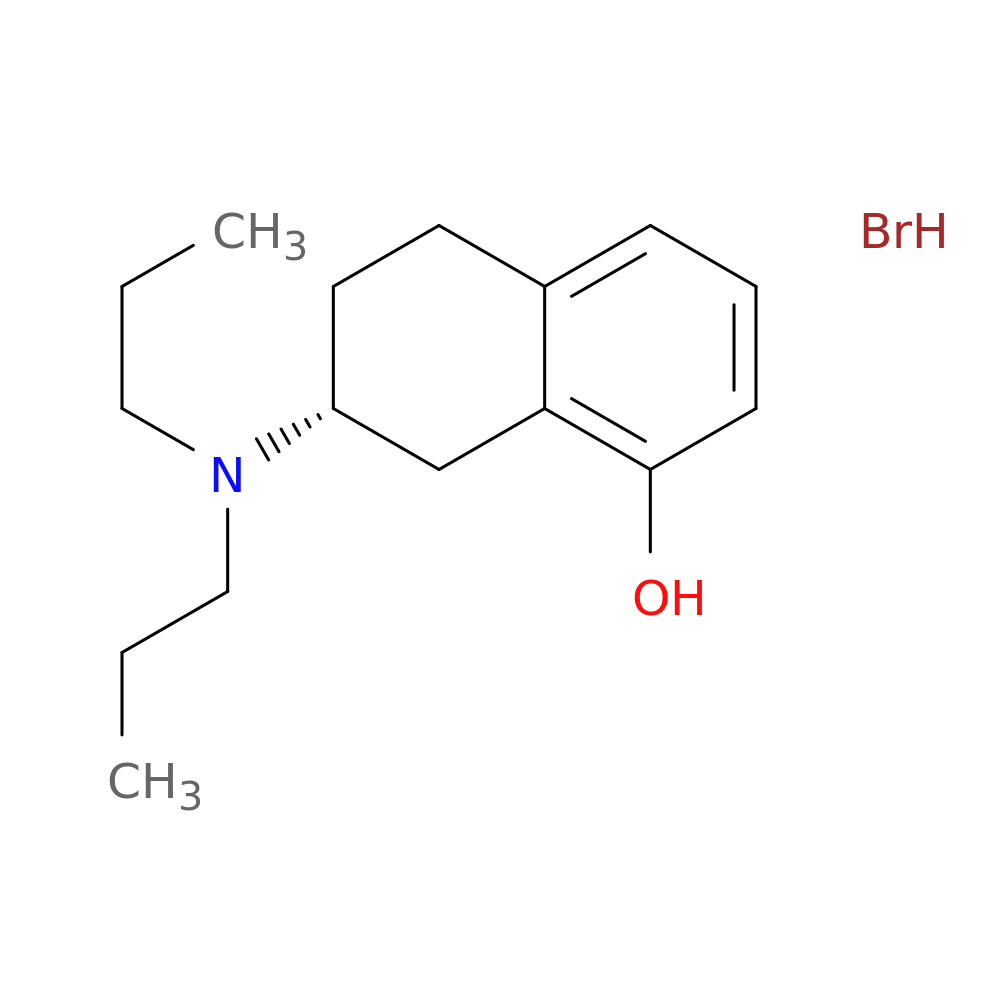 (R)-7-(Dipropylamino)-5,6,7,8-tetrahydronaphthalen-1-ol hydrobromide