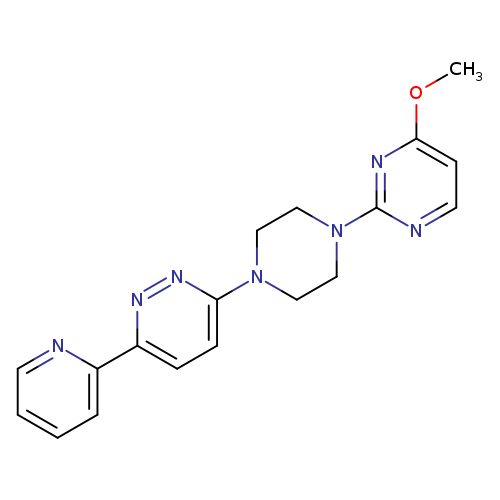 3-[4-(4-methoxypyrimidin-2-yl)piperazin-1-yl]-6-(pyridin-2-yl)pyridazine