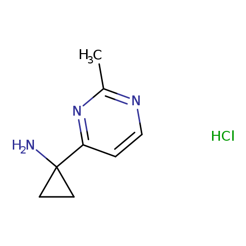 1-(2-methylpyrimidin-4-yl)cyclopropan-1-amine hydrochloride