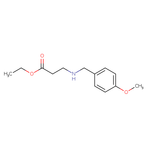 ethyl 3-{[(4-methoxyphenyl)methyl]amino}propanoate