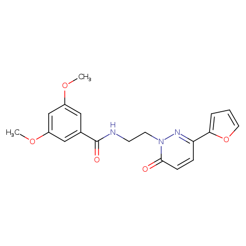 N-{2-[3-(furan-2-yl)-6-oxo-1,6-dihydropyridazin-1-yl]ethyl}-3,5-dimethoxybenzamide
