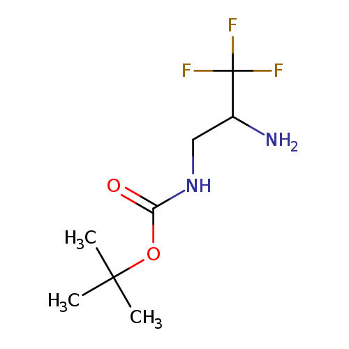 tert-butyl N-(2-amino-3,3,3-trifluoropropyl)carbamate