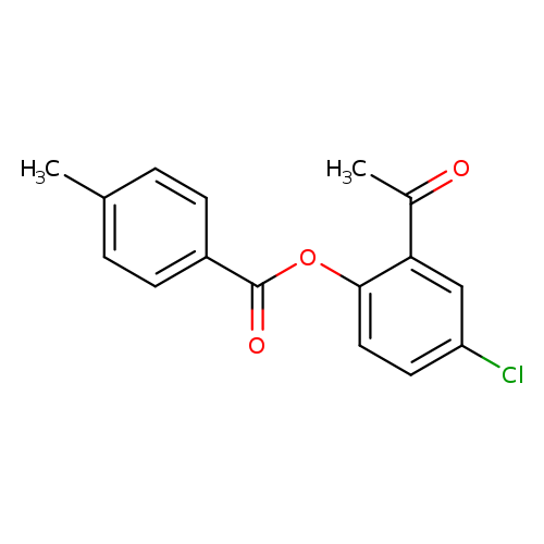 Benzoic acid, 4-methyl-, 2-acetyl-4-chlorophenyl ester