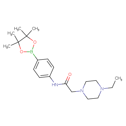 2-(4-ethylpiperazin-1-yl)-N-(4-(4,4,5,5-tetramethyl-1,3,2-dioxaborolan-2-yl)phenyl)acetamide