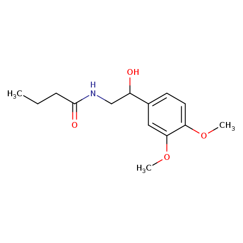 N-[2-(3,4-dimethoxyphenyl)-2-hydroxyethyl]butanamide