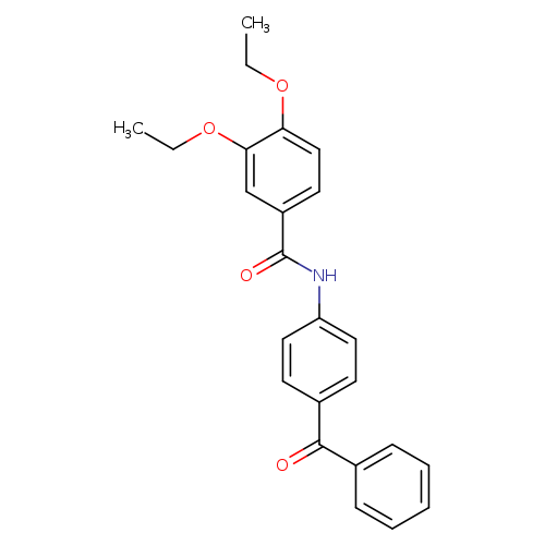 N-(4-benzoylphenyl)-3,4-diethoxybenzamide
