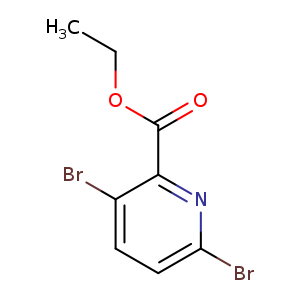 2-Pyridinecarboxylic acid, 3,6-dibromo-, ethyl ester